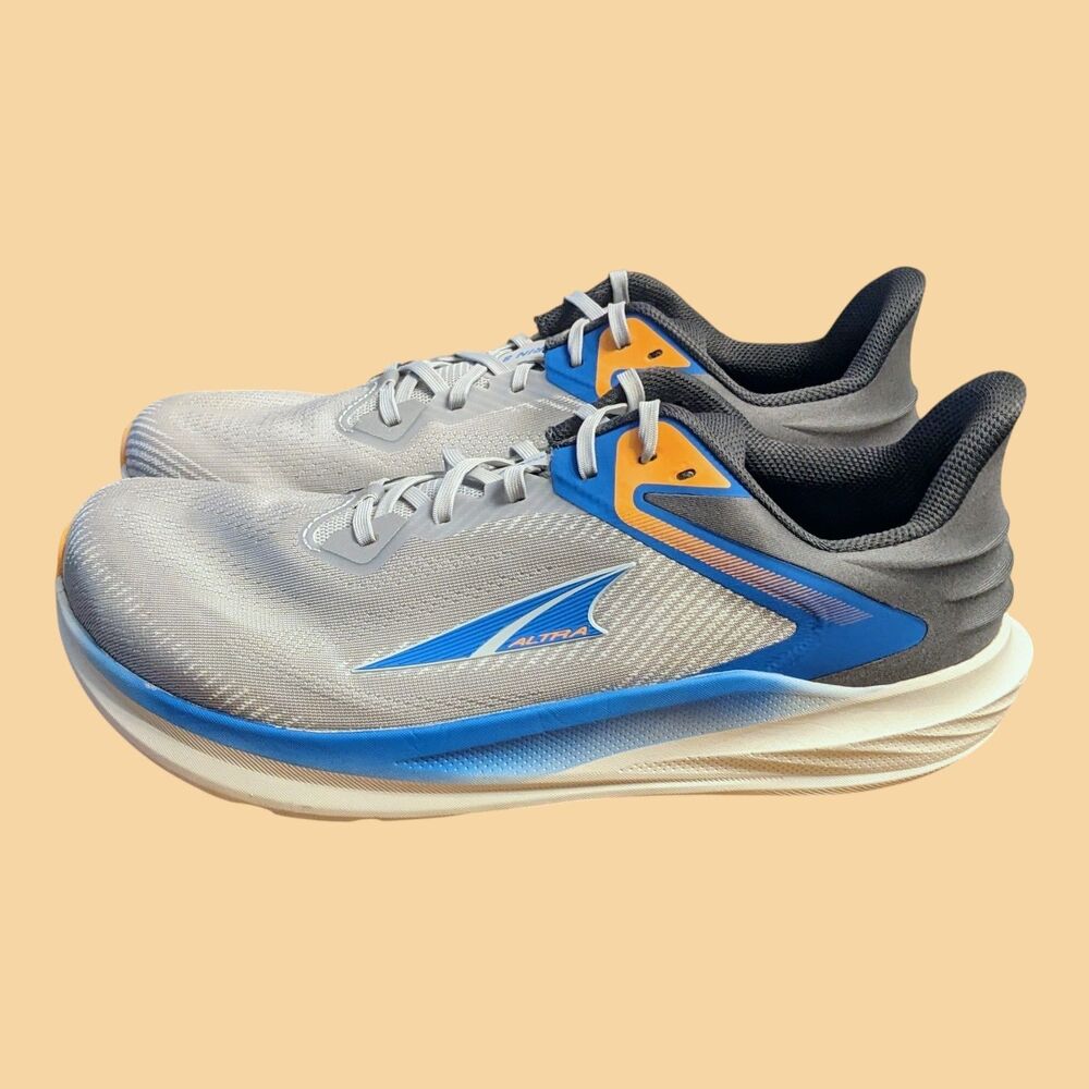 Altra Torin 8 Men's 13 Road Running Shoes Gray Blue Zero Drop AL0A85QE241
